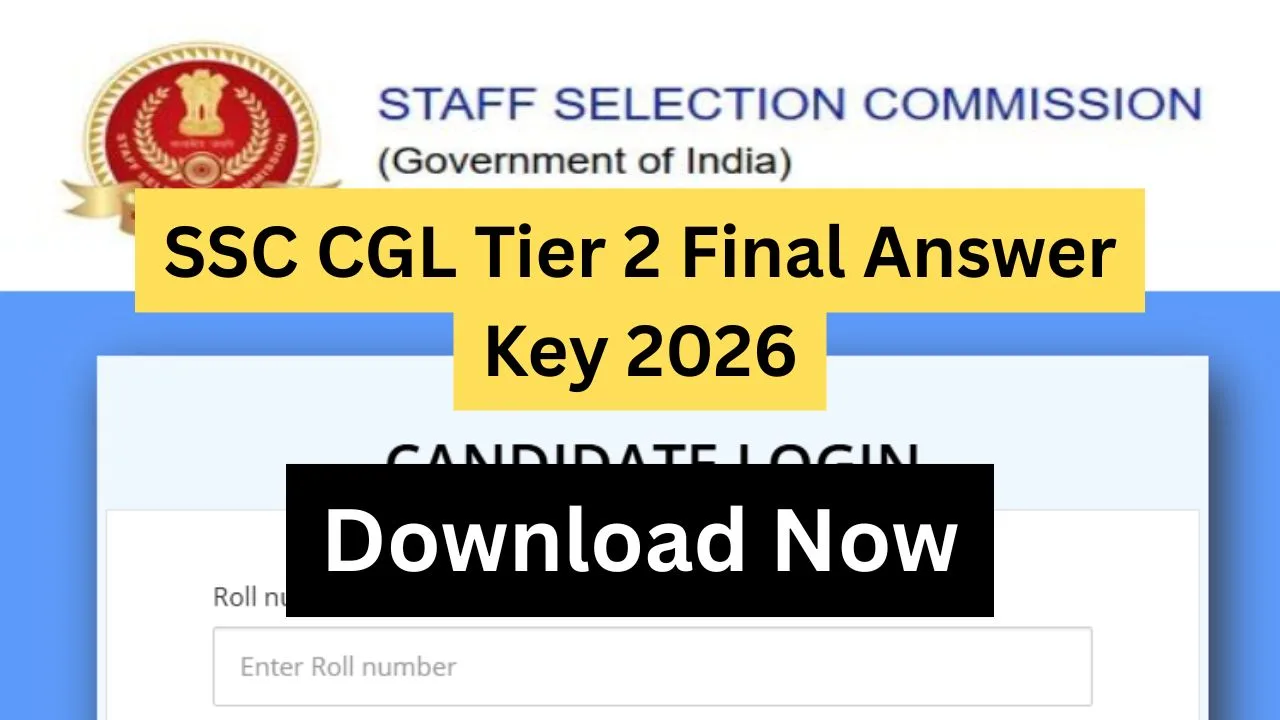 SSC CGL Tier 2 Final Answer Key 2026