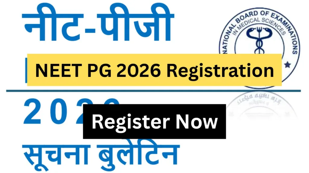 NEET PG 2026 Registration